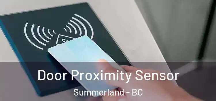 Door Proximity Sensor Summerland - BC