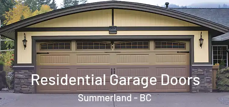  Residential Garage Doors Summerland - BC