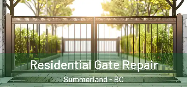 Residential Gate Repair Summerland - BC