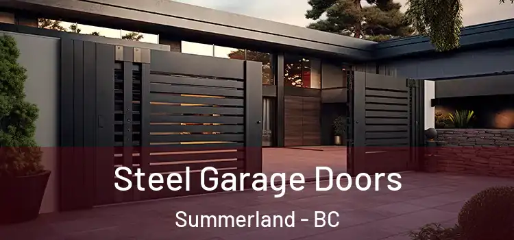 Steel Garage Doors Summerland - BC